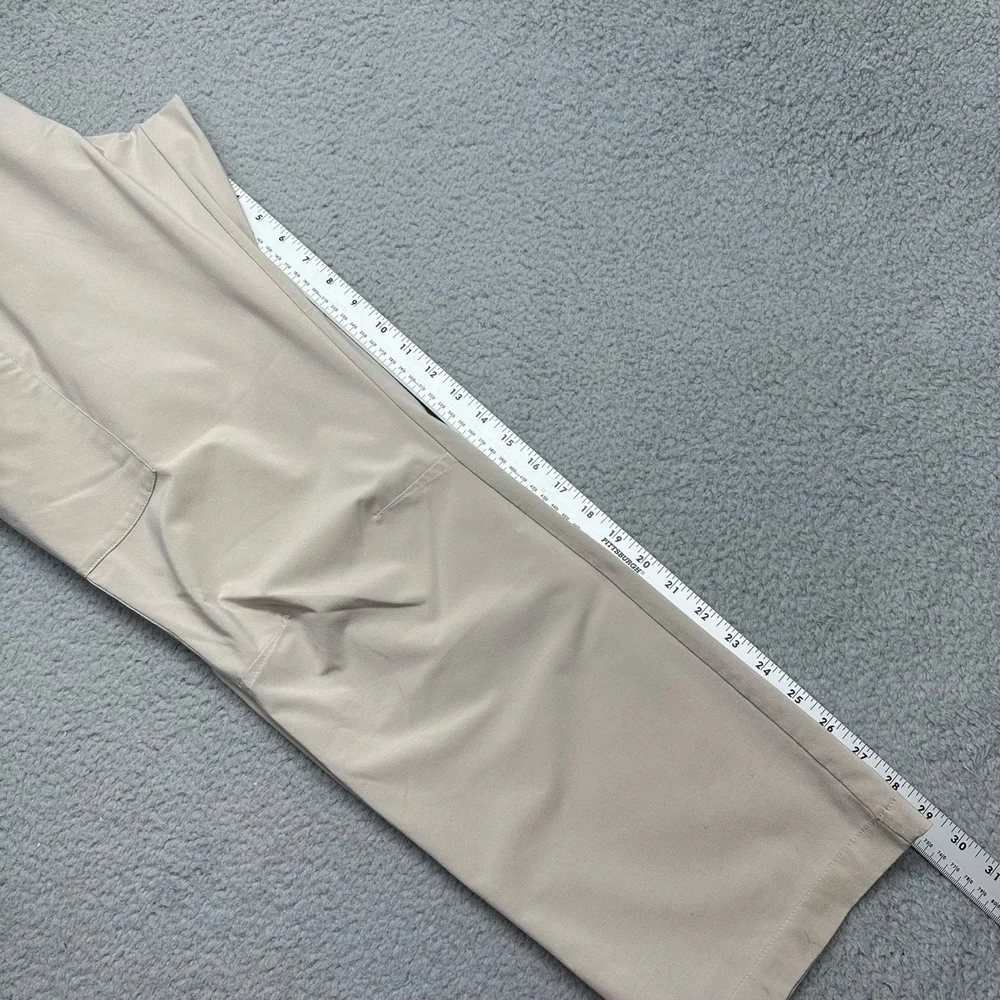 Columbia PFG XM3629 Mens Size 36W 30L Beige Cropped Cargo Fishing Outdoors Pants